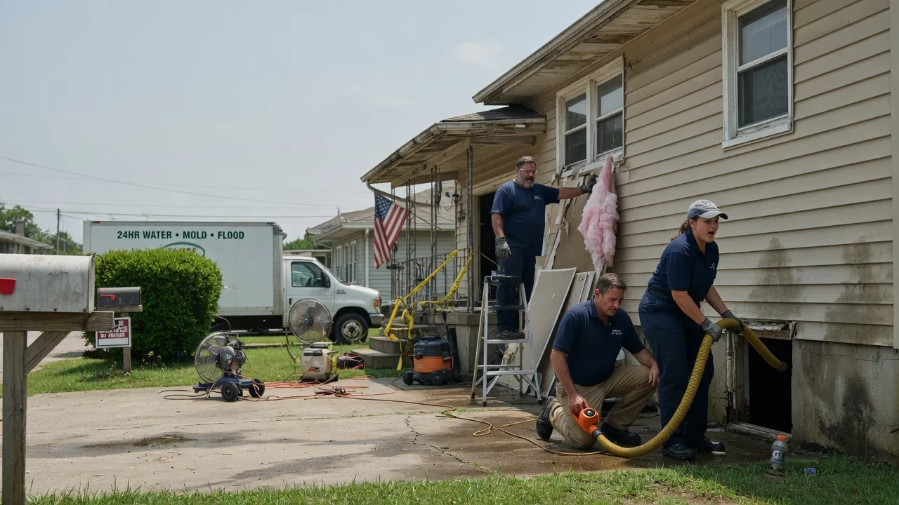 Water Damage Repair in Chandlerville, IL near me
